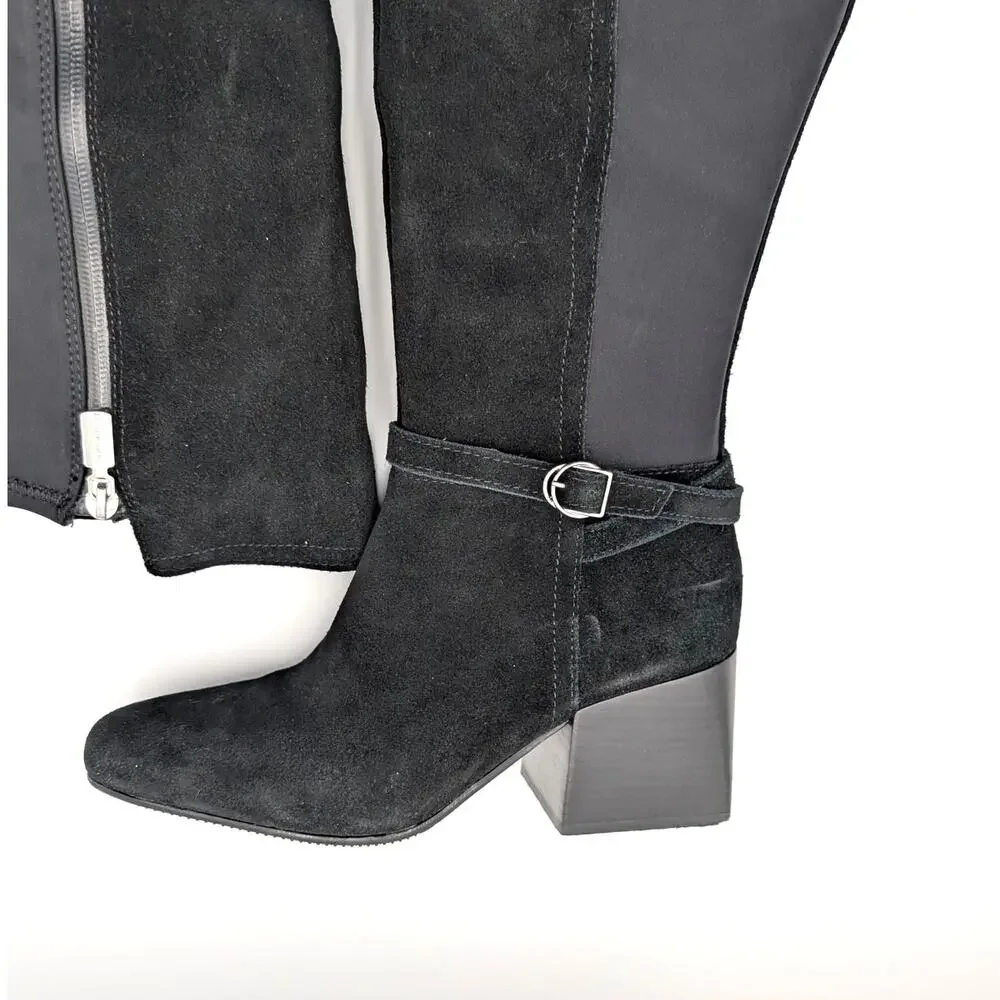Blondo Twyla Waterproof Knee High Boots Women's Black Size US7M EU38
